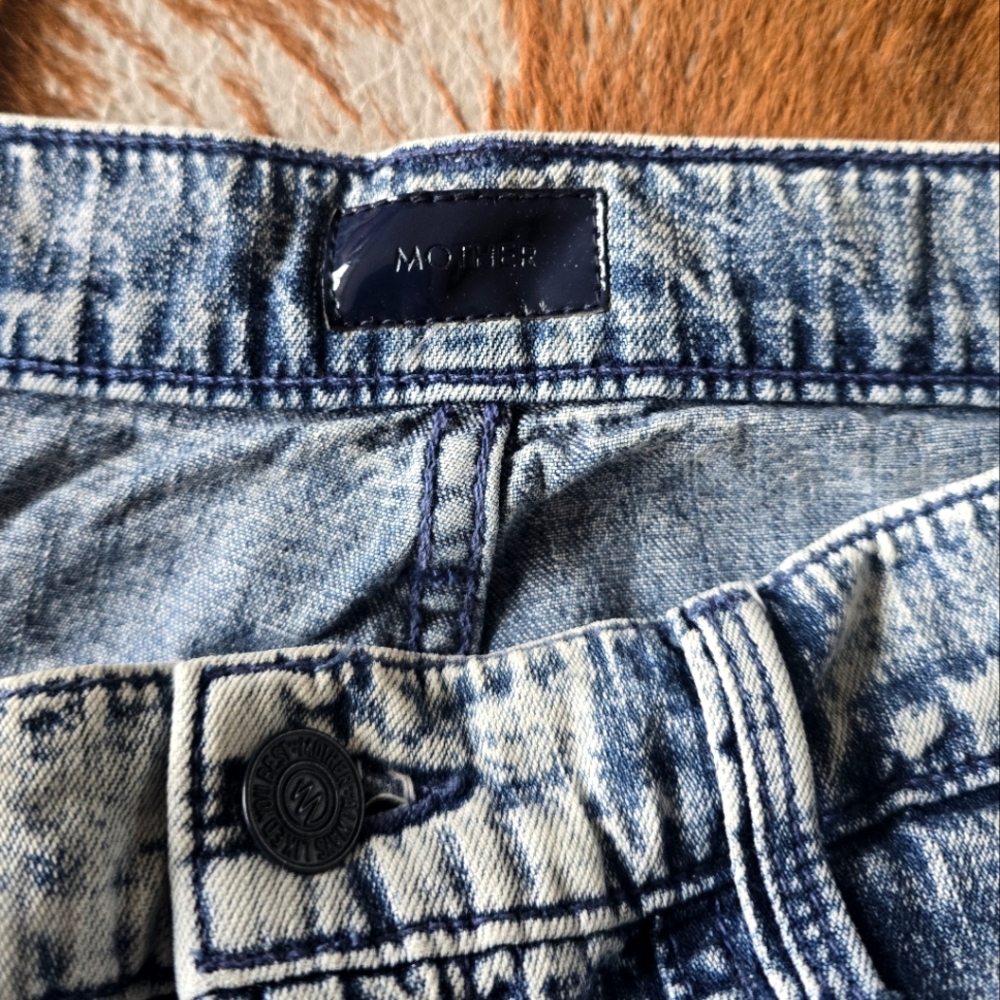 MOTHER Wrapper Patch Springy Ankle Jeans - Picture 4 of 9